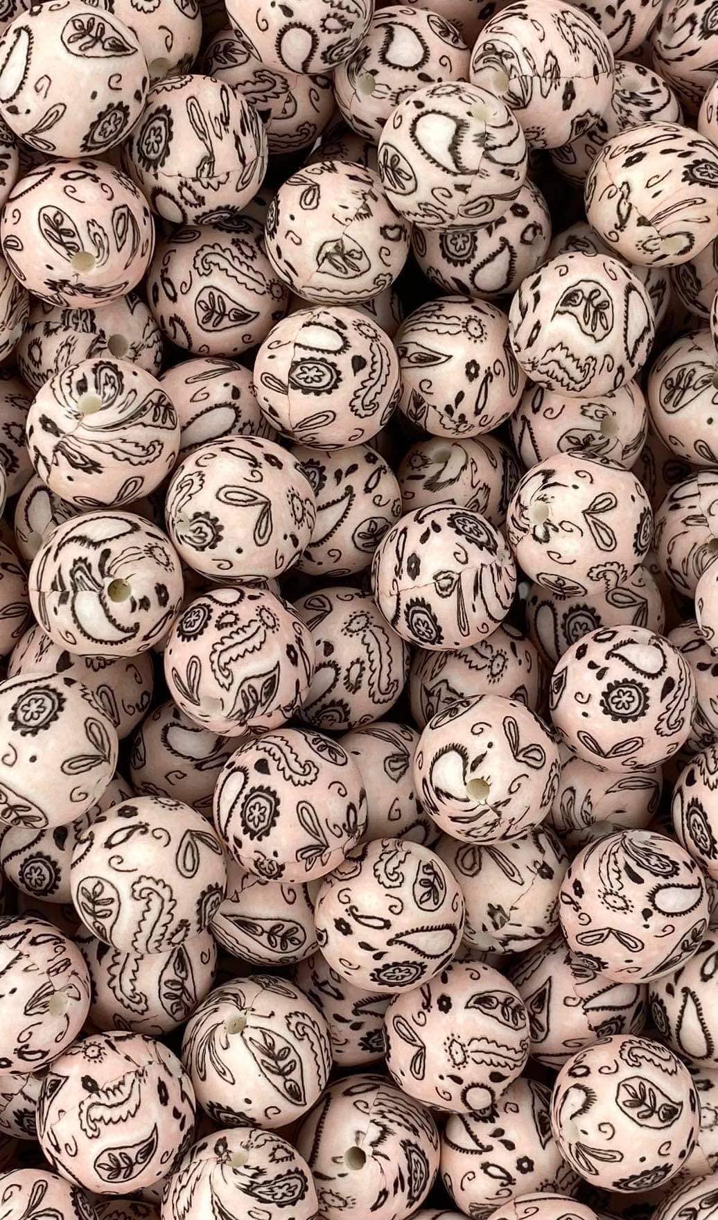 Hanki Panki Printed 15mm Bead