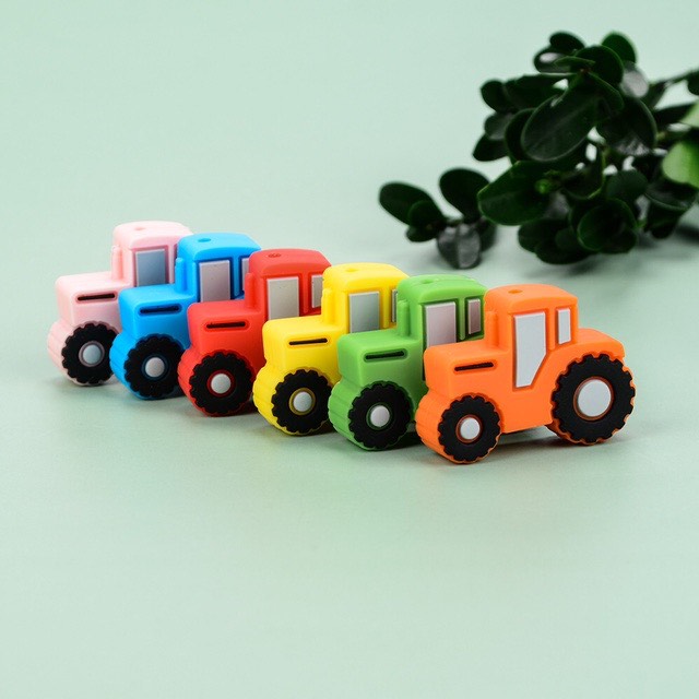 Tractor Boss Babe Focal Bead
