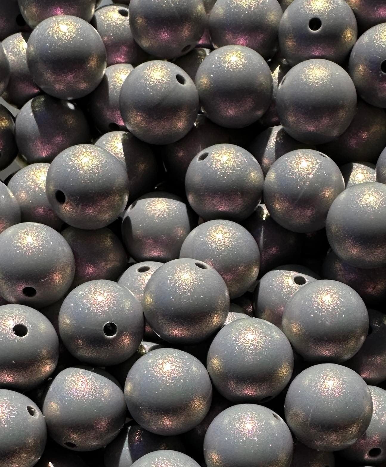 Grey Opal 15mm Bead