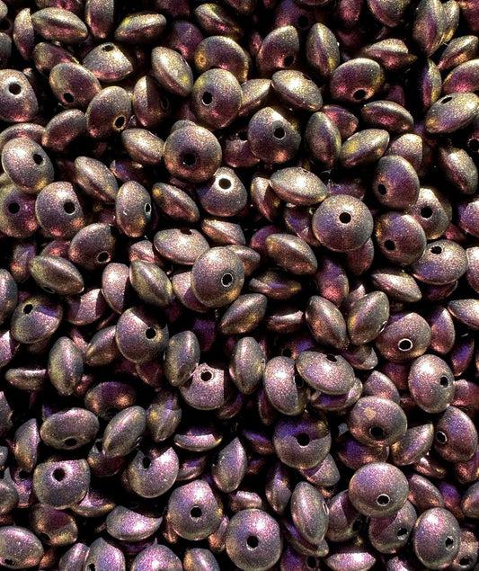 Perle de lentille opale noire 12 mm