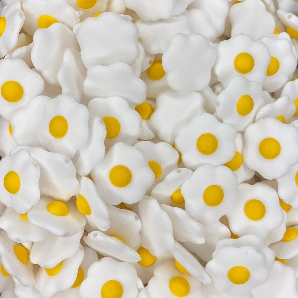 Fried Egg Focal Bead