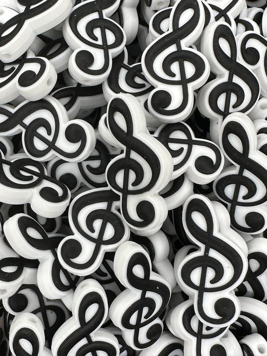 Treble Clef Focal Bead