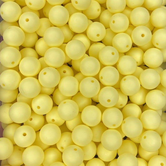 Baby Yellow 15mm Round