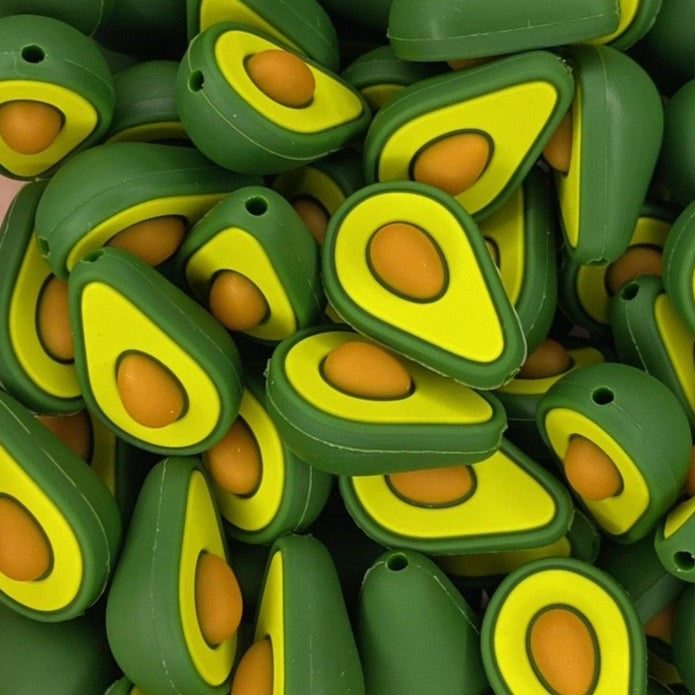 Organic Avocado Focal Bead