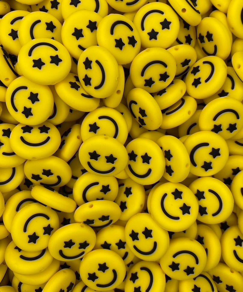Smiley Face Focal Bead – CTS Wholesale Silicone