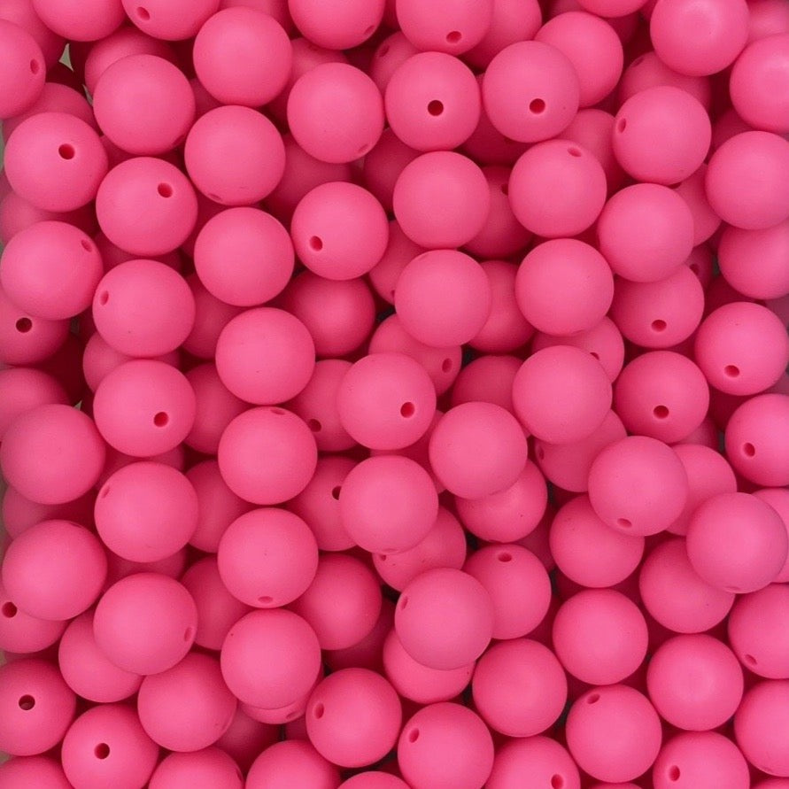 Macaroon Pink 15mm Round
