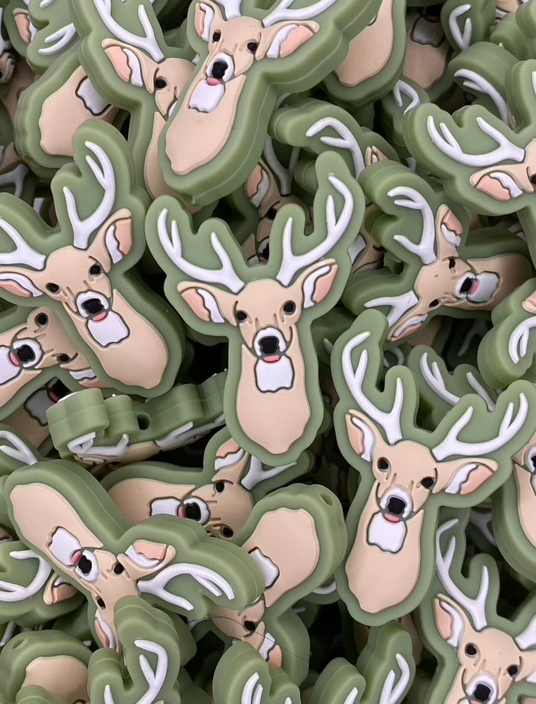 Deer Boss Babe Focal Bead