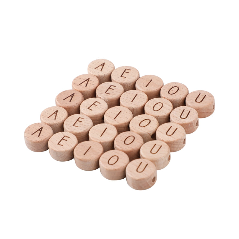 Round Wooden Letters – CTS Wholesale Silicone
