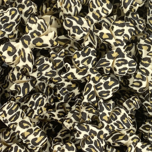 Printed Ribbon Bow Focal Bead