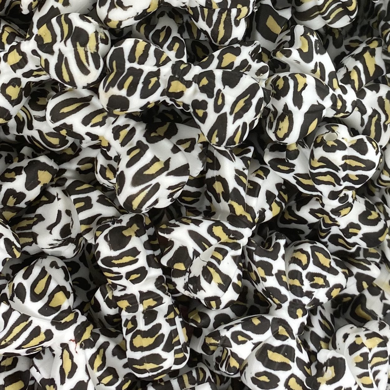 Printed Ribbon Bow Focal Bead