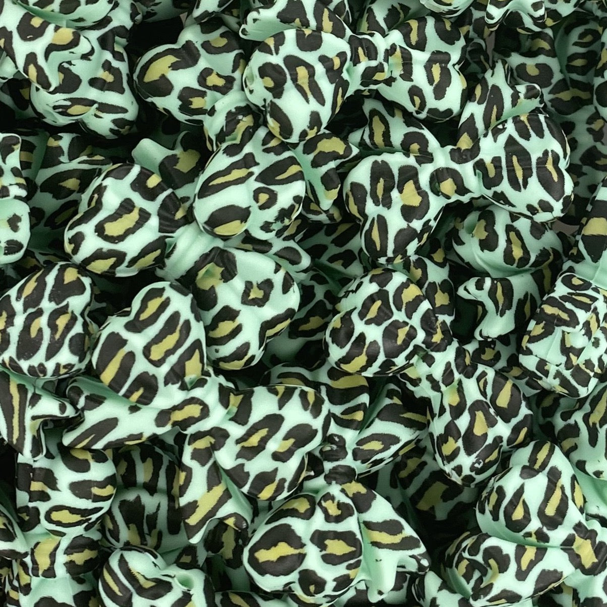 Printed Ribbon Bow Focal Bead
