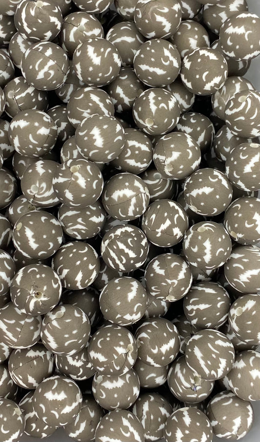 Collaboration CTS : Perle de 15 mm imprimée Spooky Night
