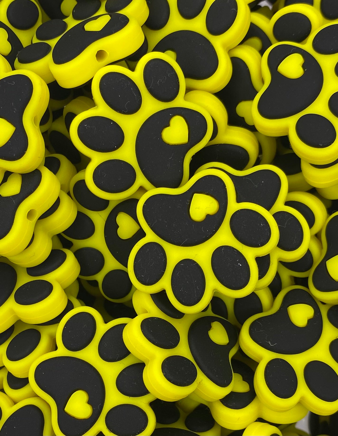 Paw Print Focal Bead