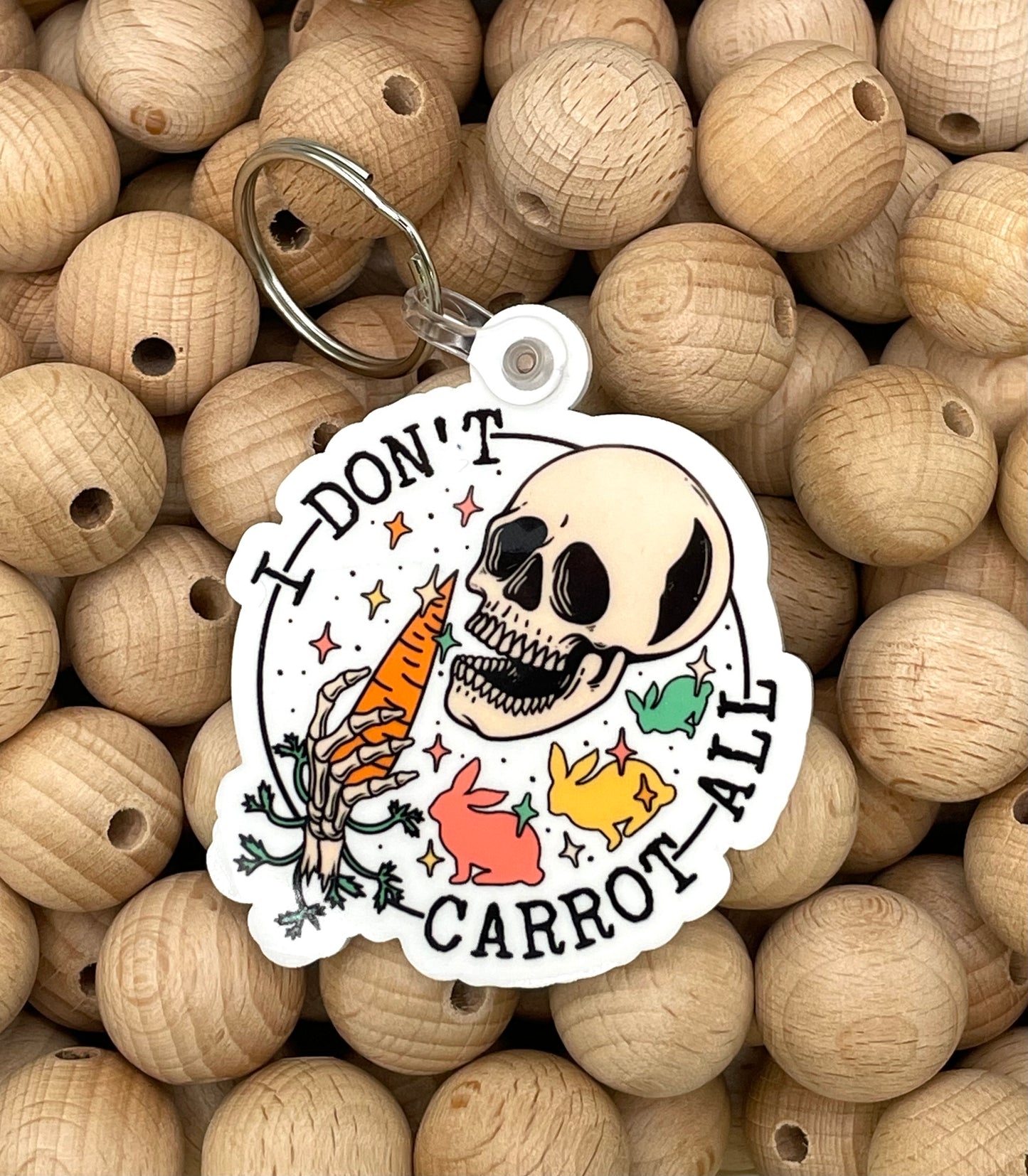 "I Don't Carrot" Key Tag #52
