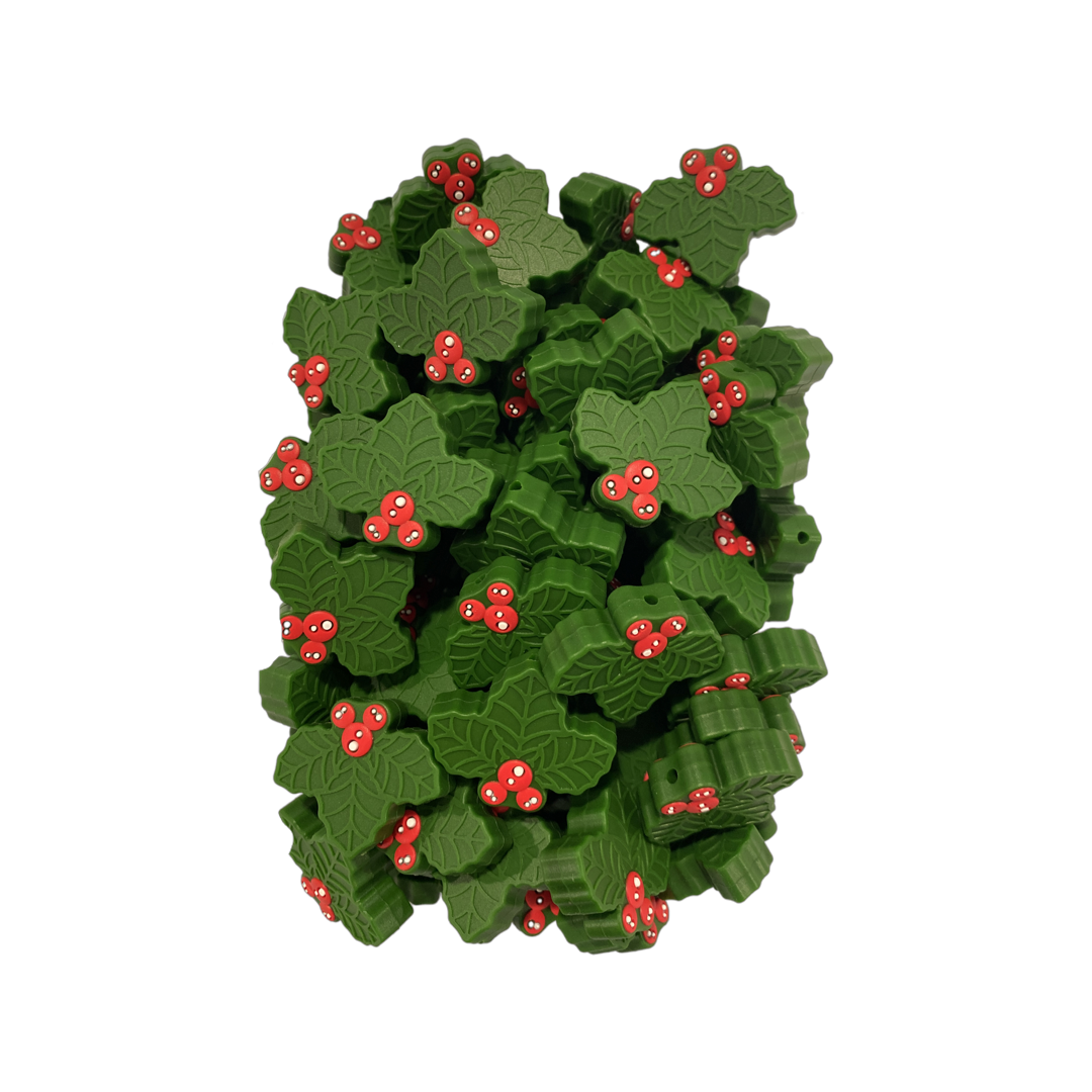 Holly Focal Bead