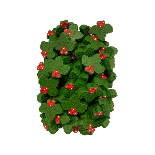 Holly Focal Bead