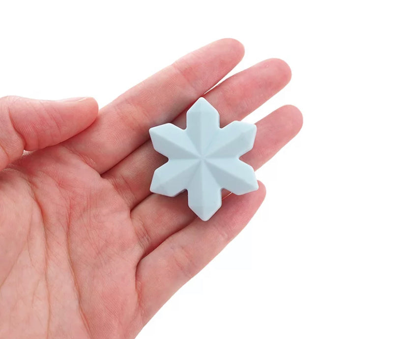 Large Snowflake Focal Bead