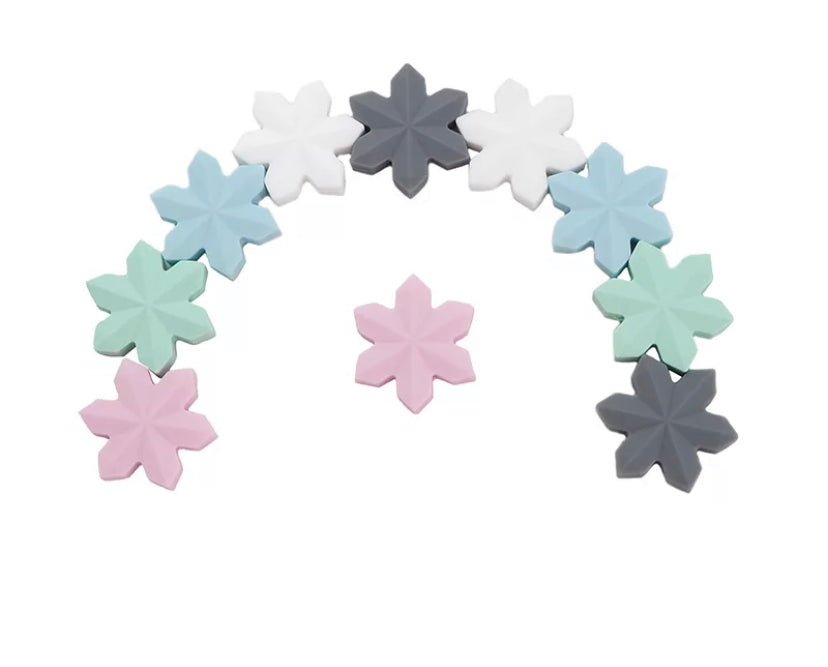 Large Snowflake Focal Bead
