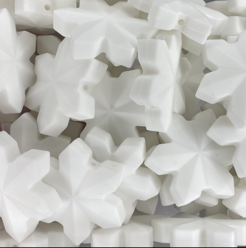 Large Snowflake Focal Bead