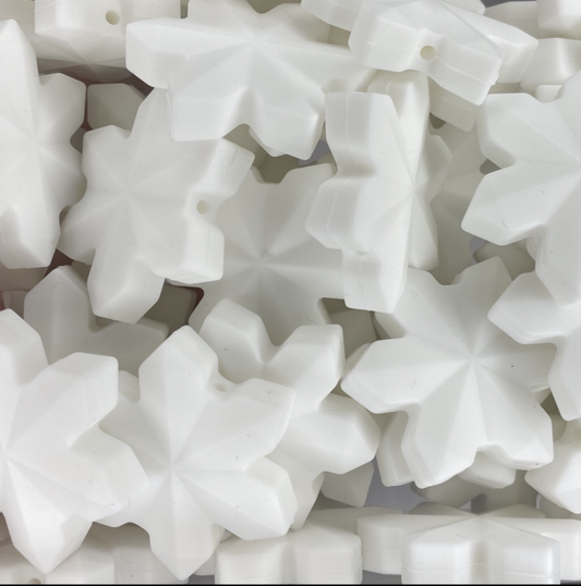 Large Snowflake Focal Bead