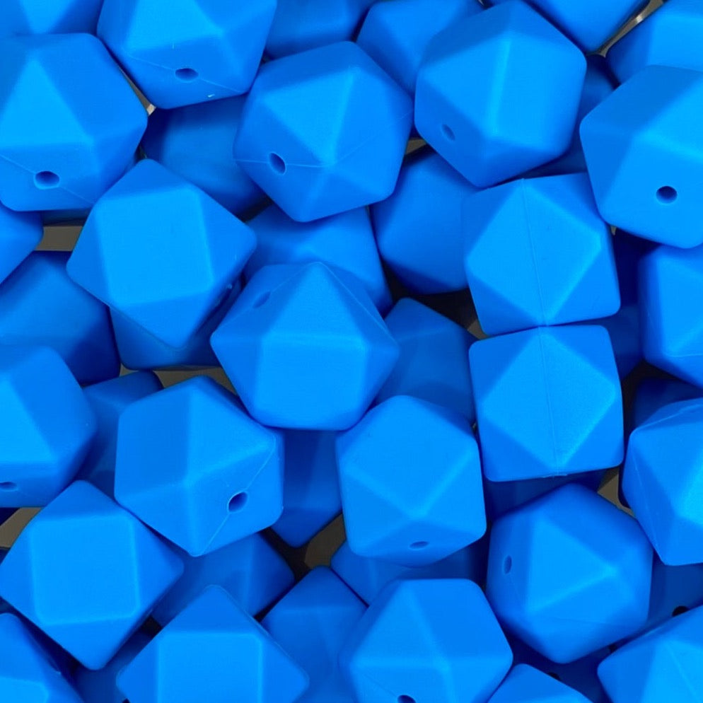Bleu Ciel Profond 17mm Hexagone H17-111
