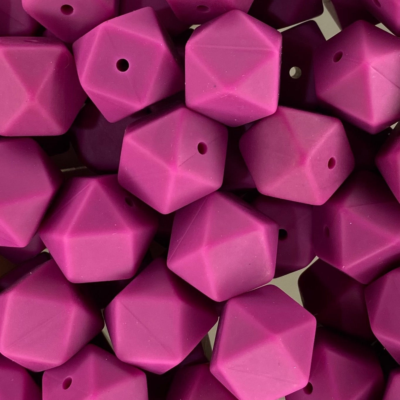 Magenta 17mm Hexagon