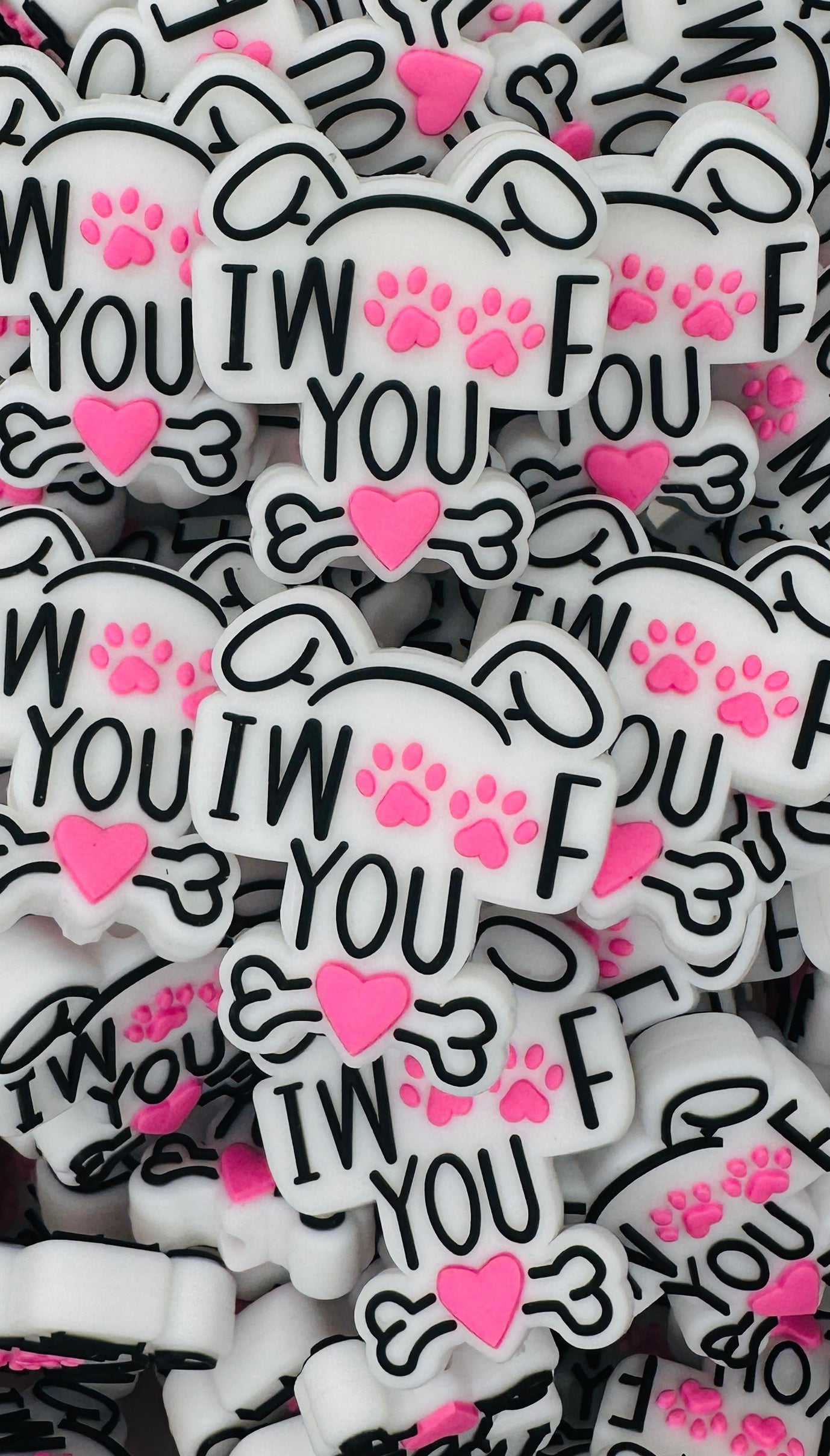 I Woof You Focal Bead