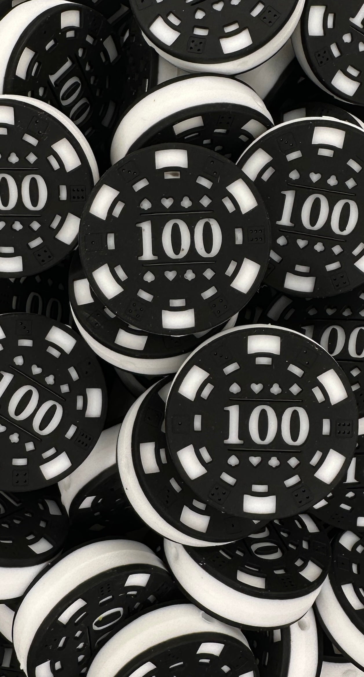 Poker Chip Focal Bead