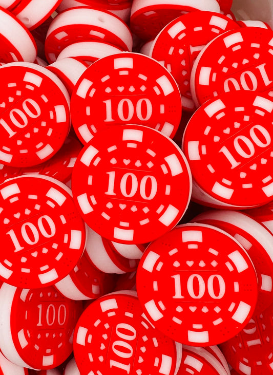 Poker Chip Focal Bead
