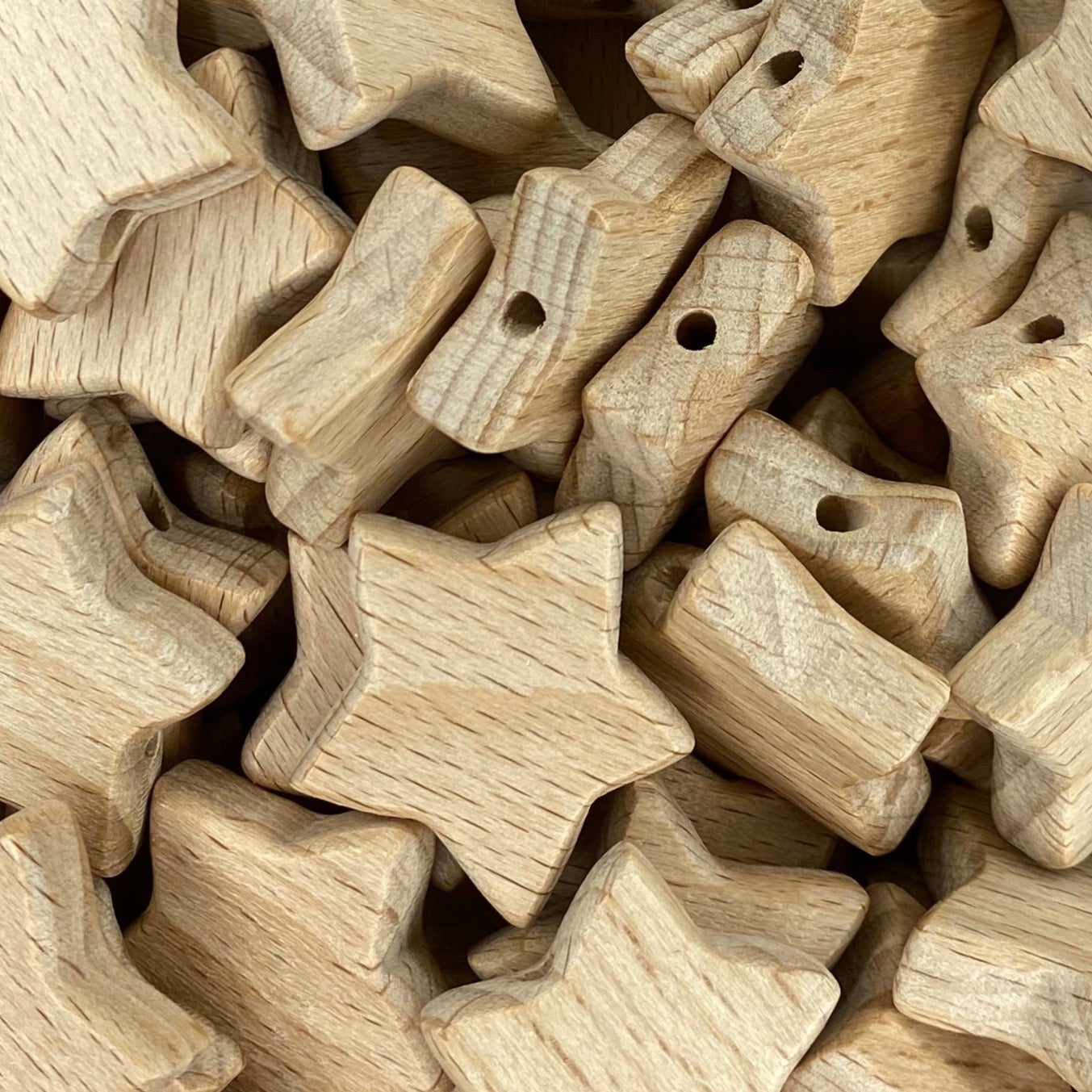Wooden Star Bead