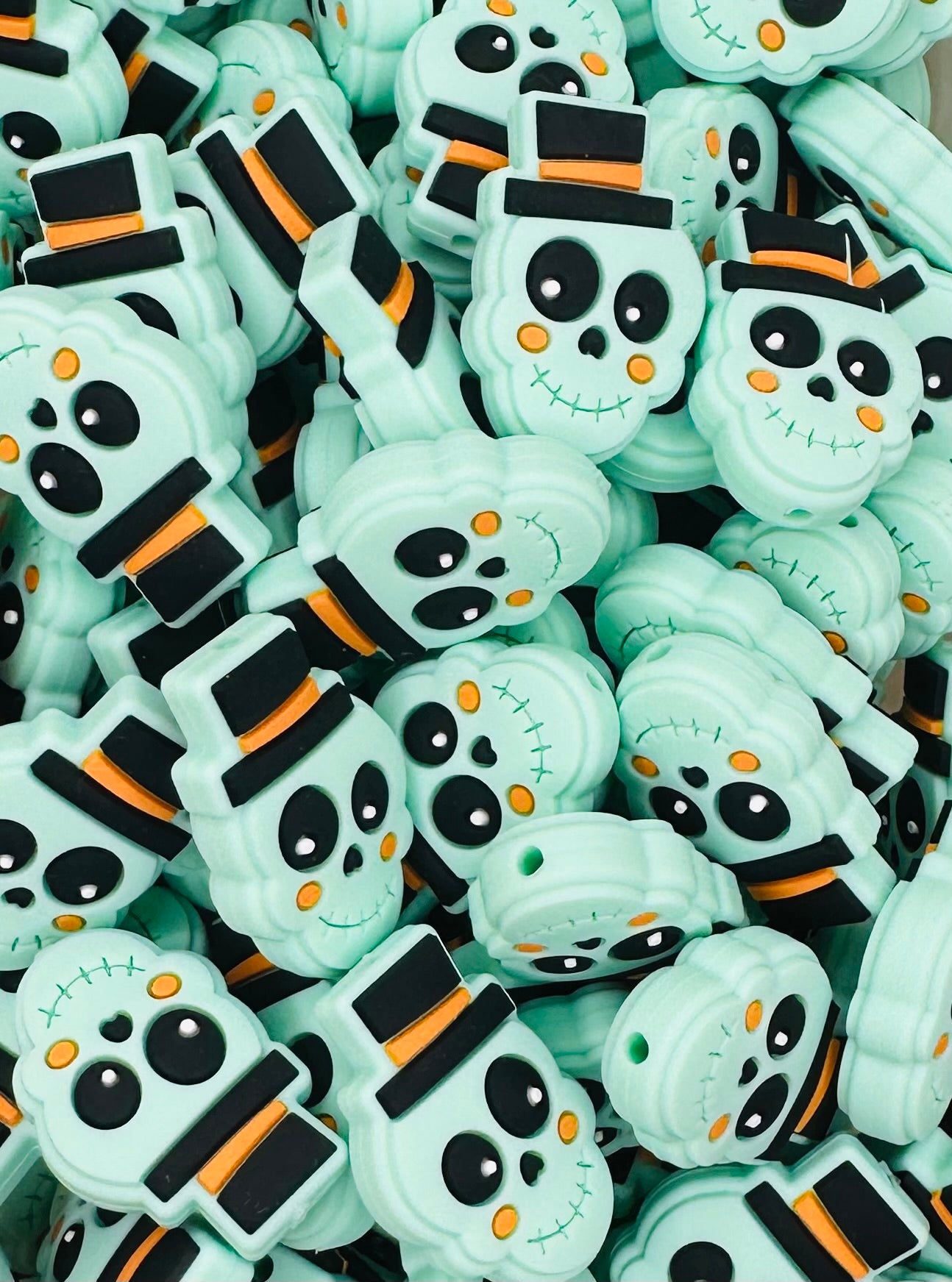Voodoo Skull Focal Bead