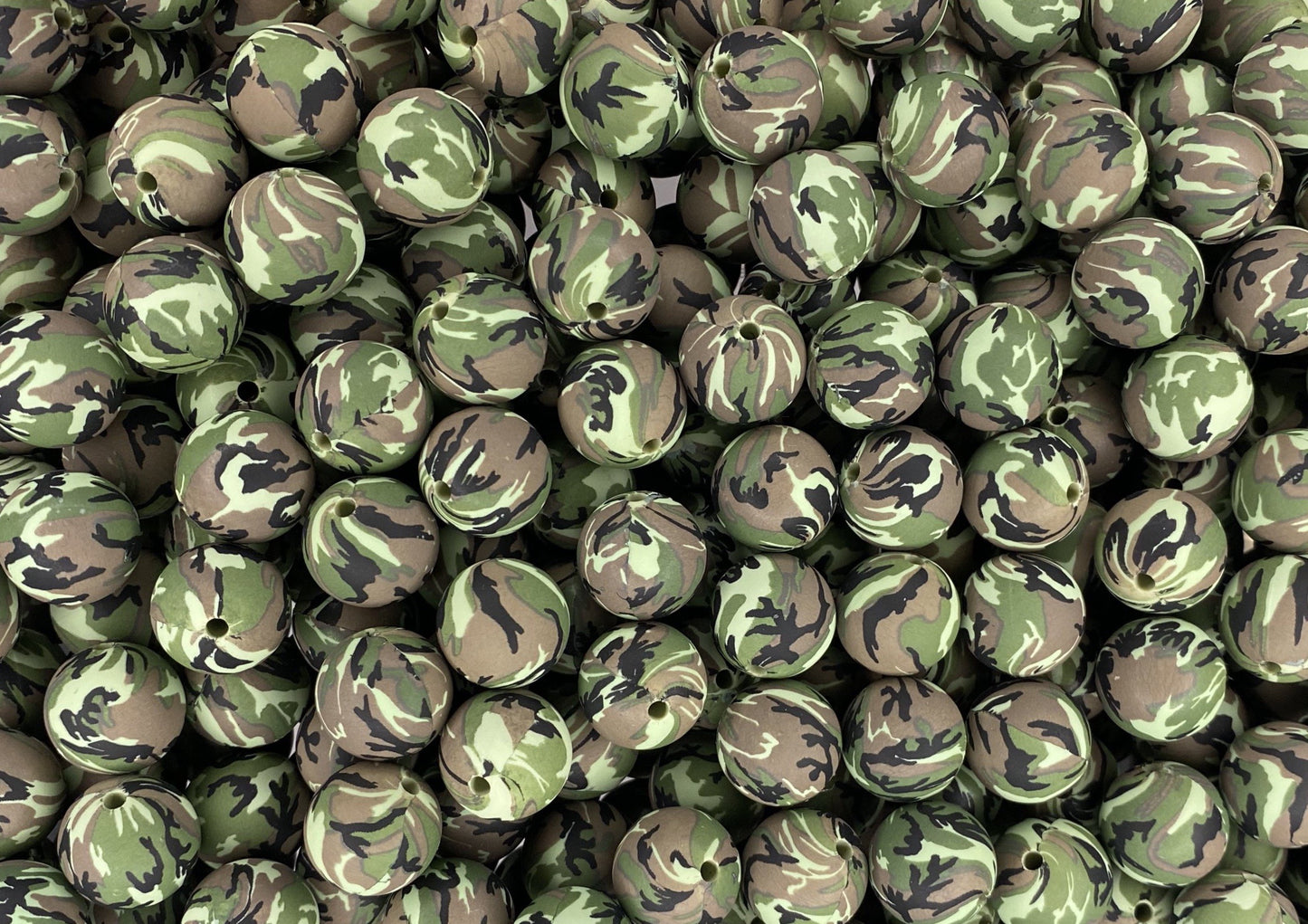 Camo Printed 19mm Bead