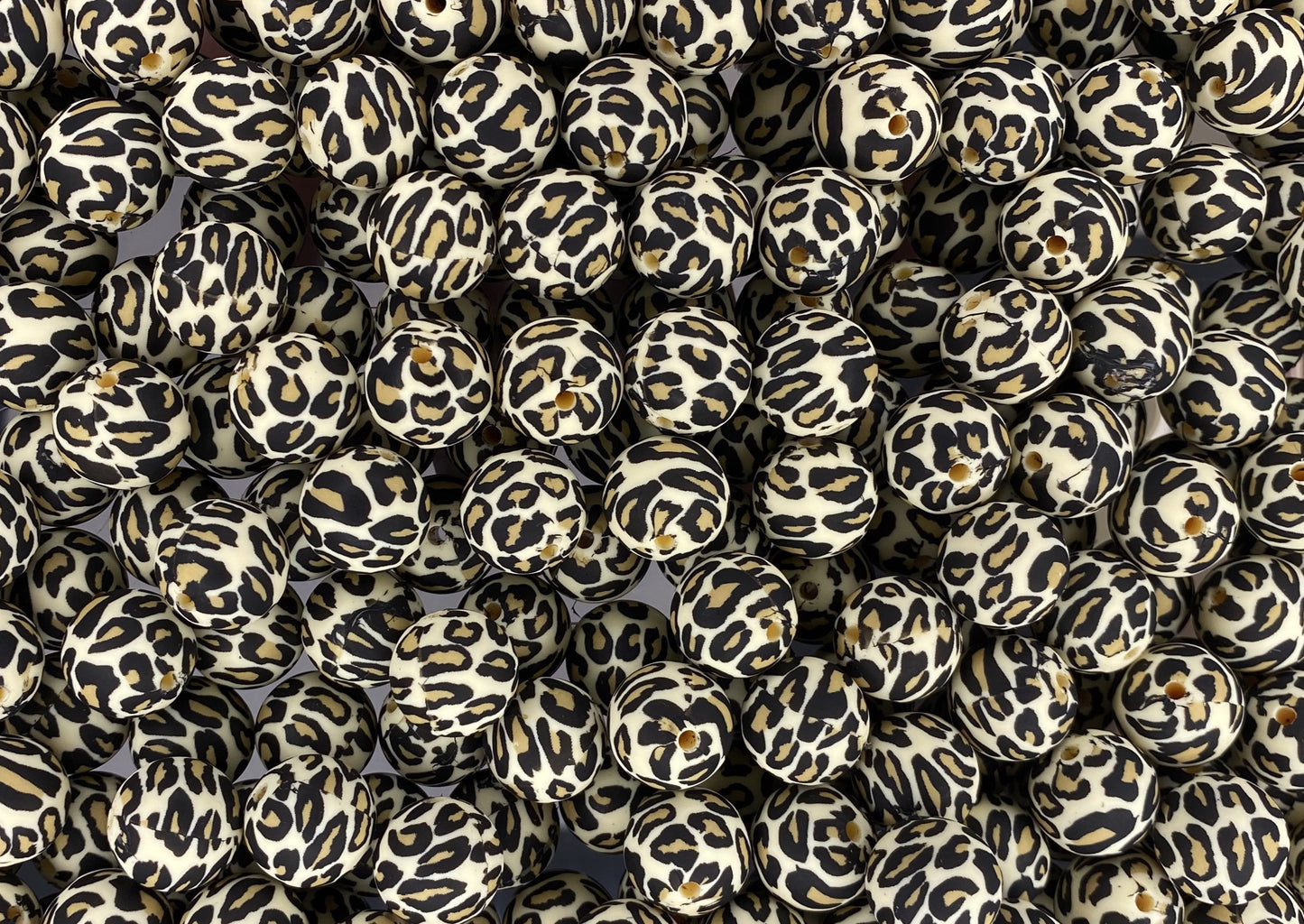 Leopard Printed 19mm Bead