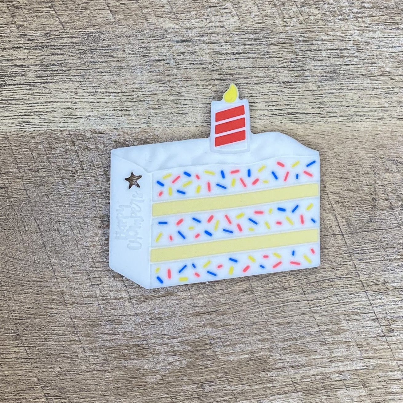 Création CTS : Anneau de dentition gâteau d'anniversaire