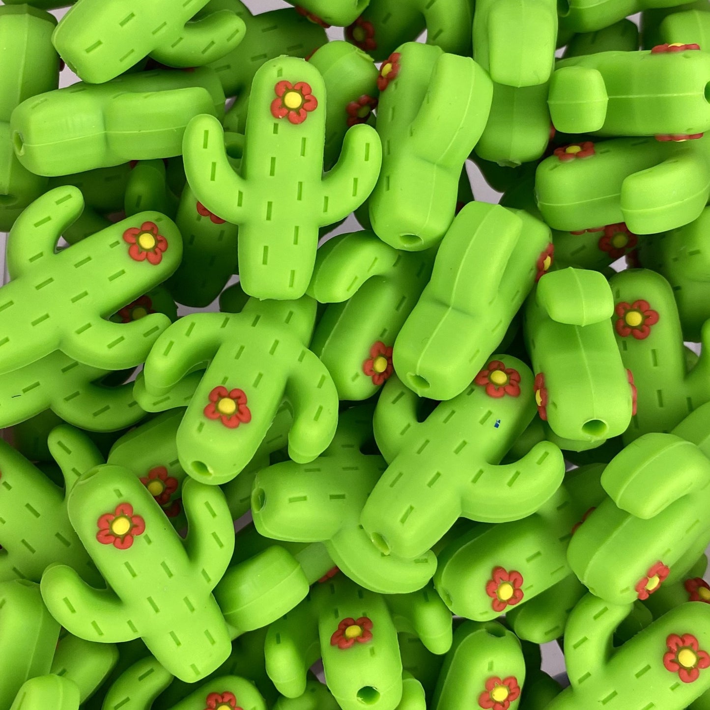 Flower Cactus Focal Bead