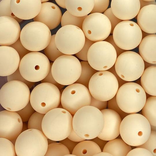 Beige 12mm Round