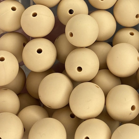 Oatmeal 15mm Round