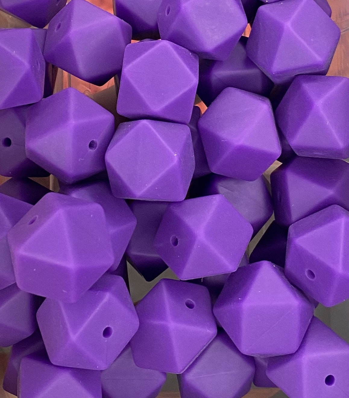 Deep Purple 17mm Hexagon