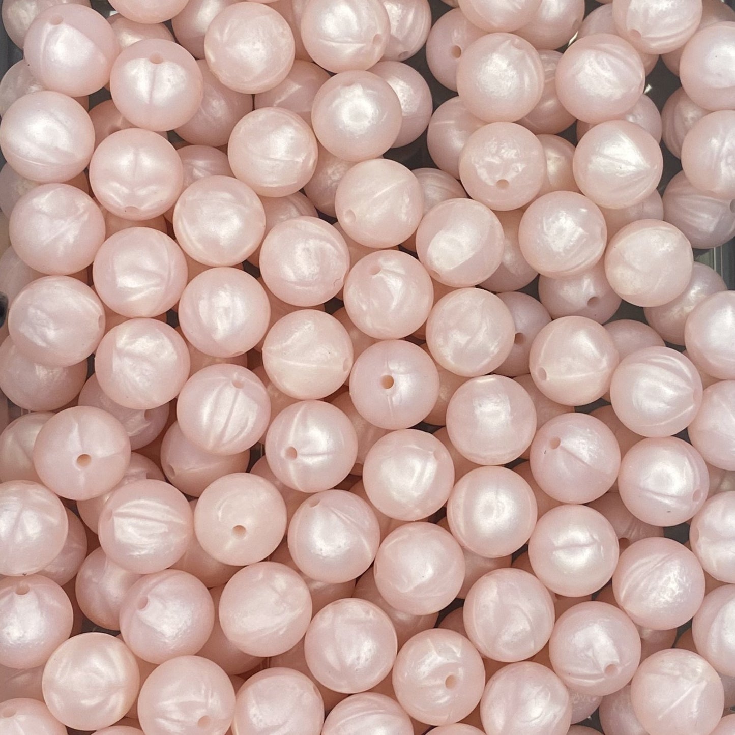 Pink Pearl 15mm Round