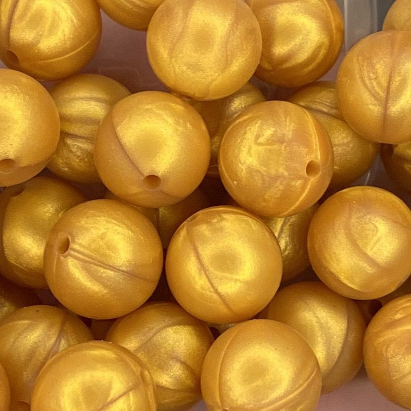 Dark Gold 15mm Round