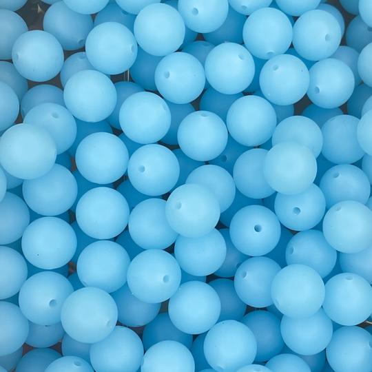 Clear Blue 12mm Round