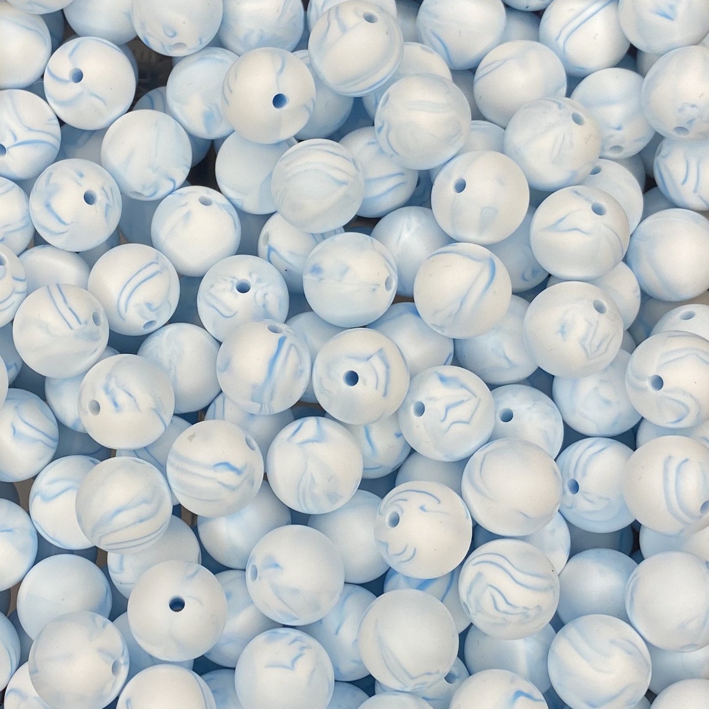 Blue Marble 15mm Round