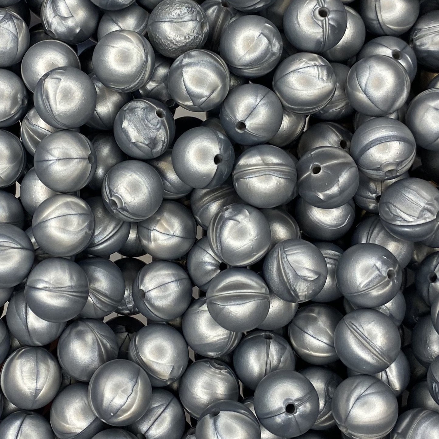 Silver 15mm Round