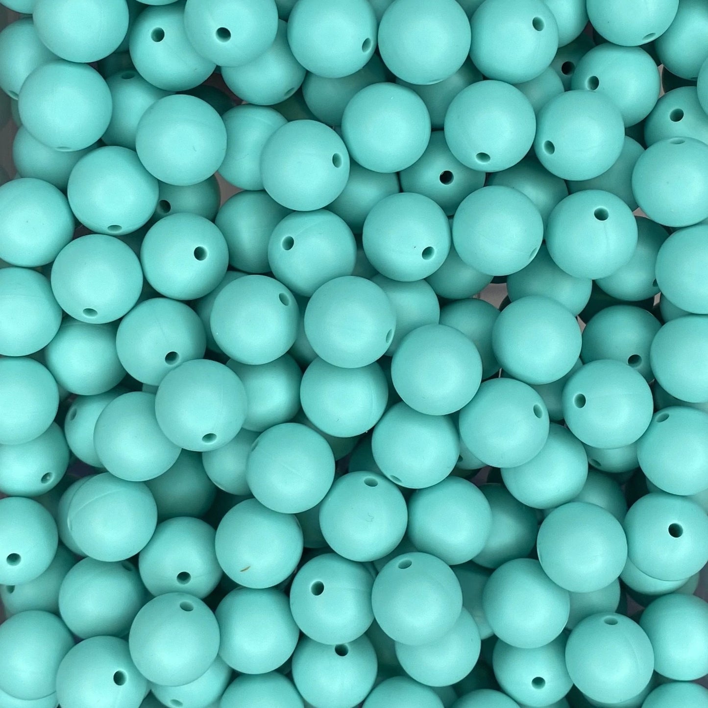 Macaroon Blue 12mm Round