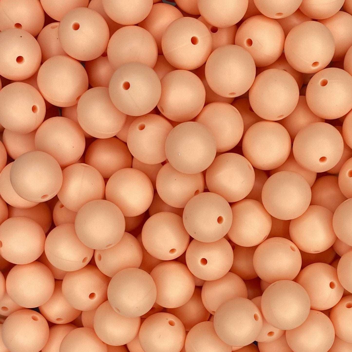 Peach Sherbet Round 15mm