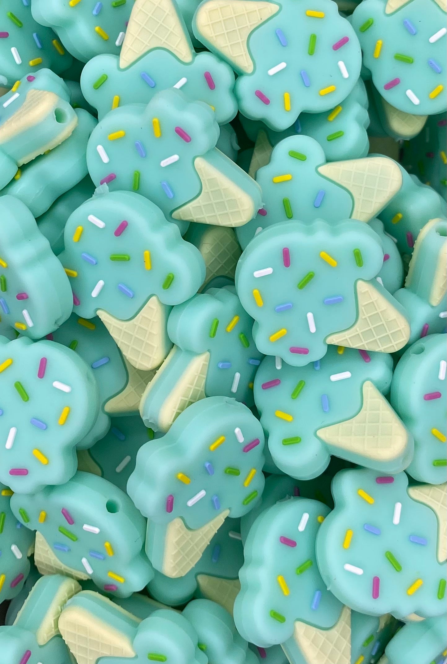 Perle focale de cornet de crème glacée