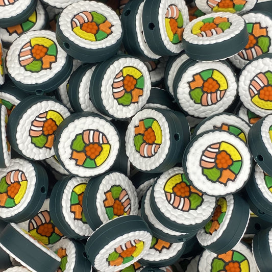 Sushi Roll Focal Bead