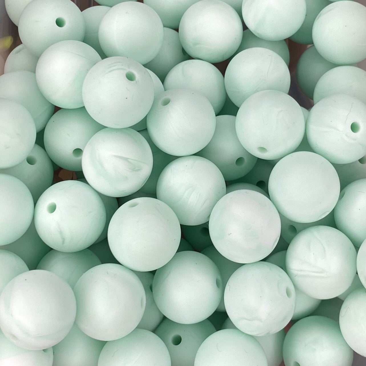 Mint Marble 15mm Round