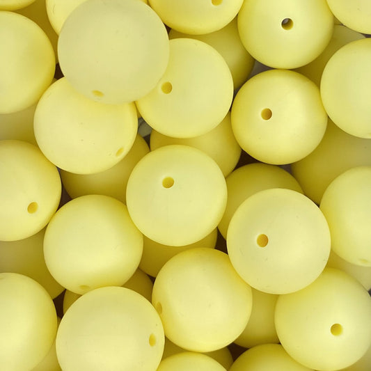 Baby Yellow 19mm Round