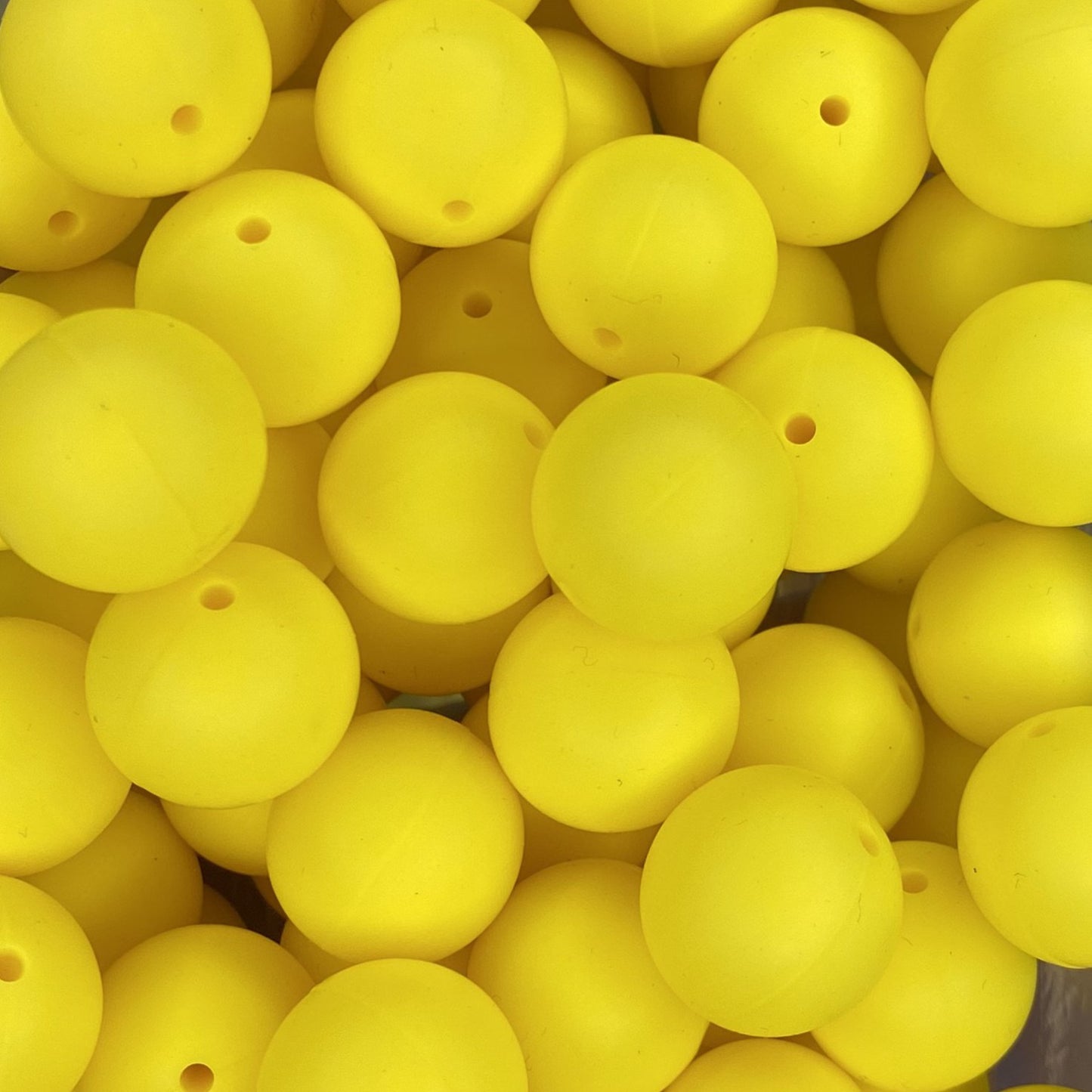 Bright Yellow 19mm Round